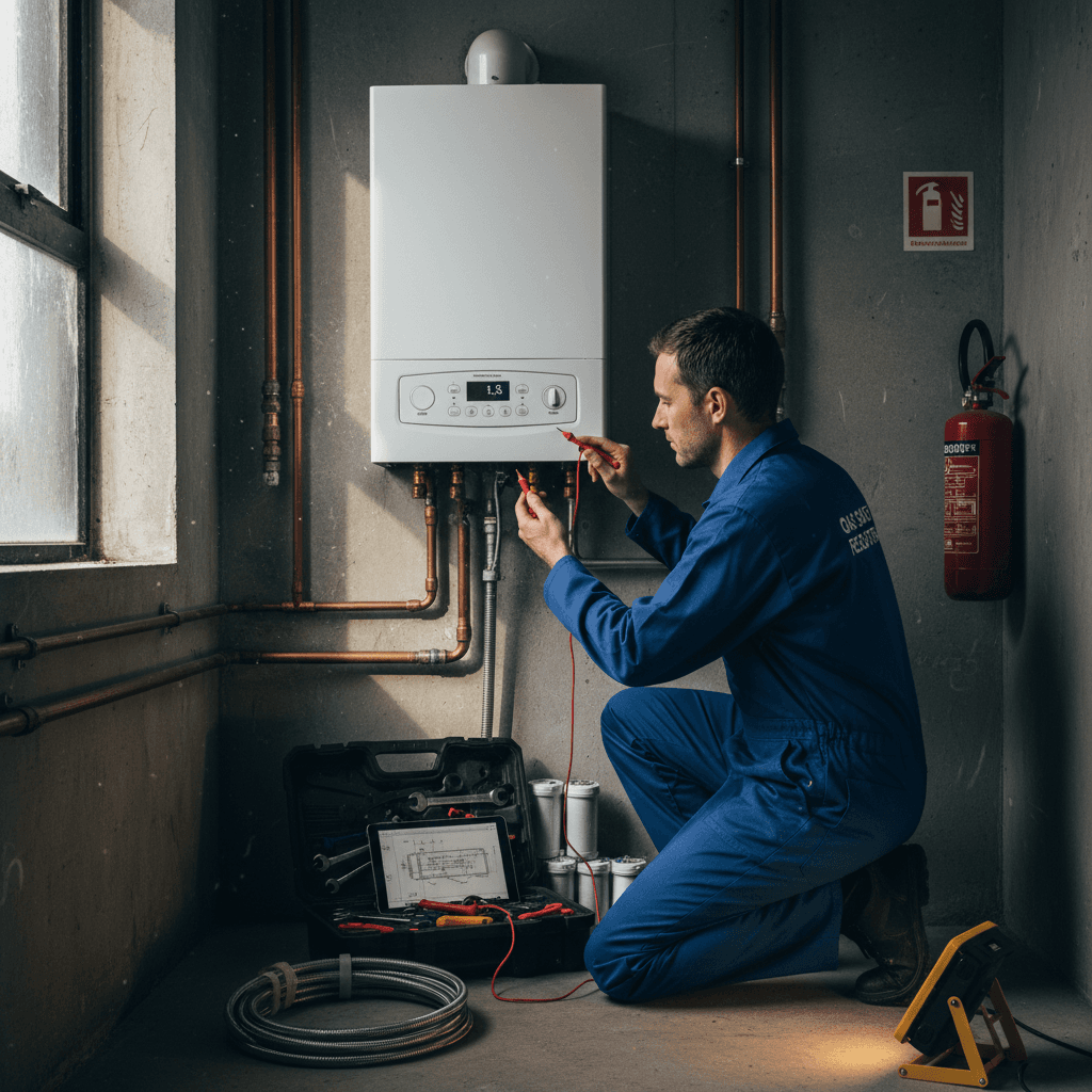 Boiler repair and inspection work