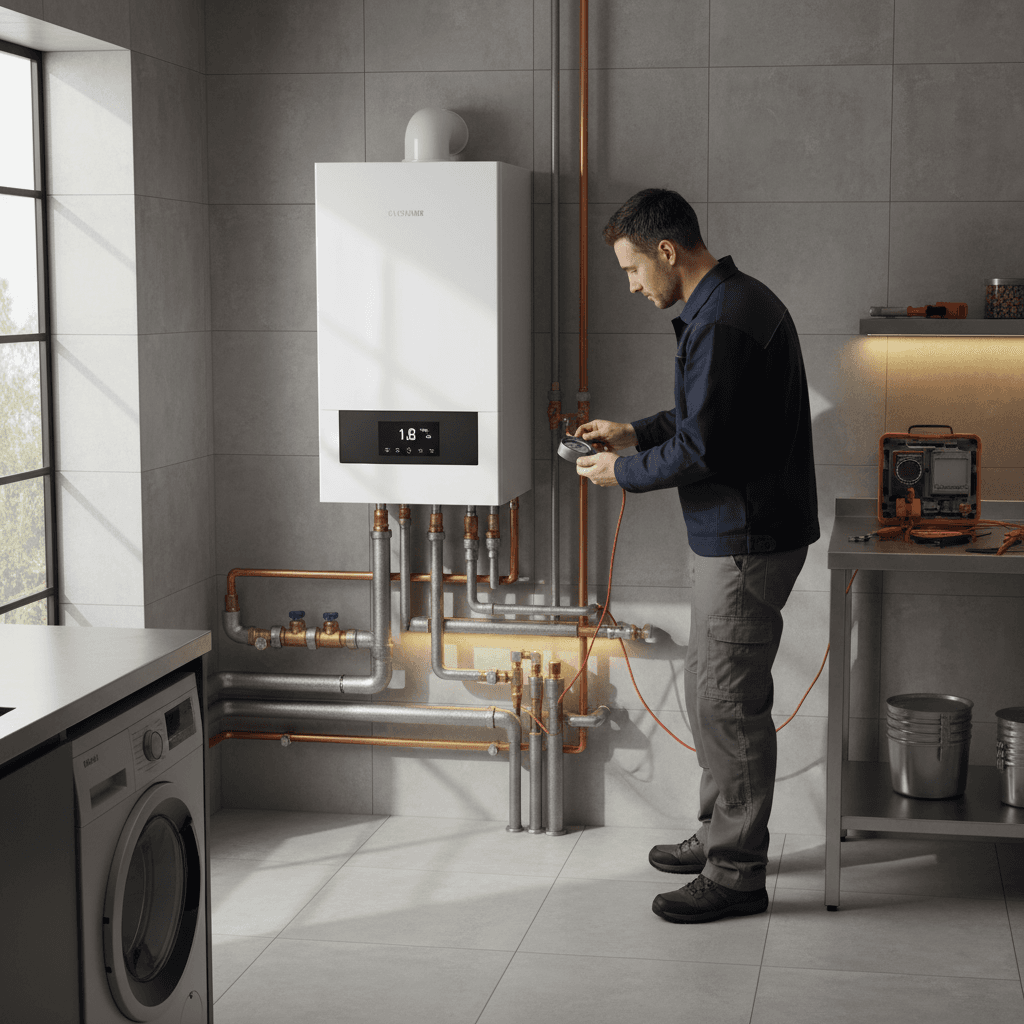 Central heating system installation and service